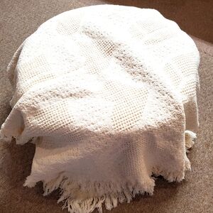 White Winter Throw